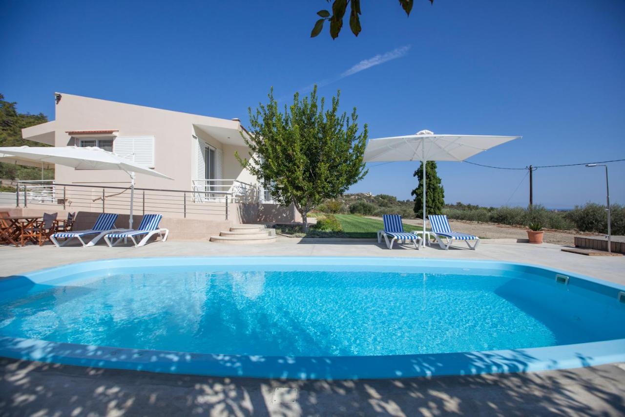 The Olive Grove Villa Private Pool With Star Links Wifi Theológos Exterior foto